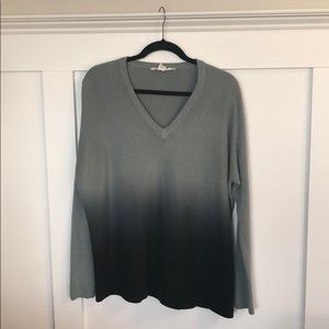 BCBG blue ombré sweater
